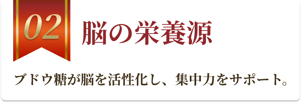 脳の栄養源